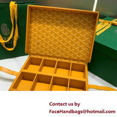 Goyard Watch Box Bag Yellow