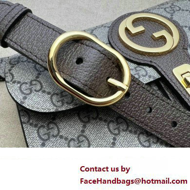 Gucci Blondie belt bag 718154 GG Canvas Coffee 2023