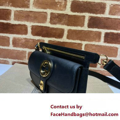 Gucci Blondie belt bag 718154 Leather Black 2023