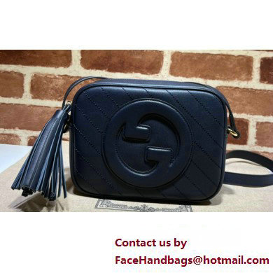 Gucci Blondie small shoulder bag 742360 Dark Blue 2023