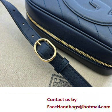 Gucci Blondie small shoulder bag 742360 Dark Blue 2023