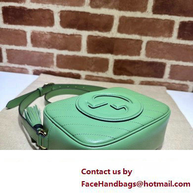 Gucci Blondie small shoulder bag 742360 Light Green 2023