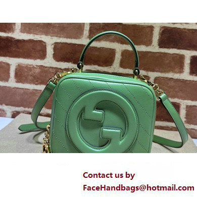 Gucci Blondie top handle bag 744434 Light Green 2023