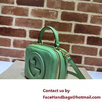 Gucci Blondie top handle bag 744434 Light Green 2023