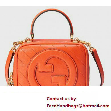 Gucci Blondie top handle bag 744434 Orange 2023 - Click Image to Close