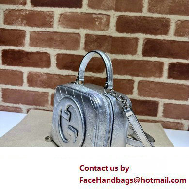 Gucci Blondie top handle bag 744434 Silver 2023