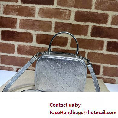 Gucci Blondie top handle bag 744434 Silver 2023