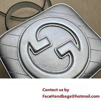 Gucci Blondie top handle bag 744434 Silver 2023