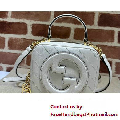 Gucci Blondie top handle bag 744434 White 2023