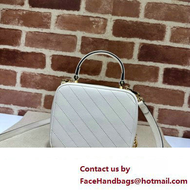 Gucci Blondie top handle bag 744434 White 2023