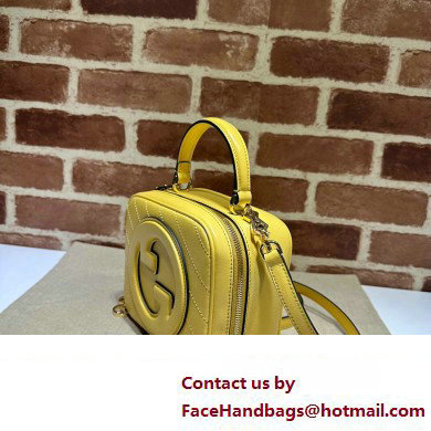 Gucci Blondie top handle bag 744434 Yellow 2023