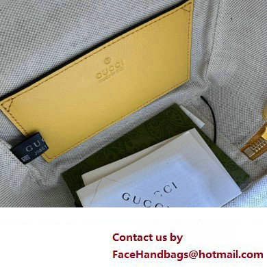 Gucci Blondie top handle bag 744434 Yellow 2023