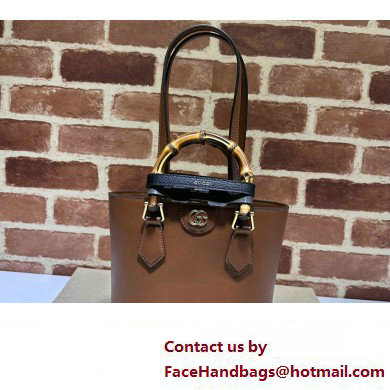 Gucci Diana small tote bag 750396 Brown 2023