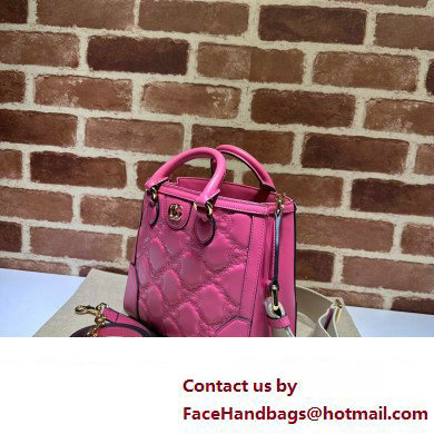 Gucci GG Matelasse mini top handle bag 728309 Fuchsia 2023