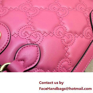 Gucci GG Matelasse mini top handle bag 728309 Fuchsia 2023