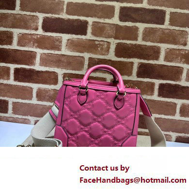 Gucci GG Matelasse mini top handle bag 728309 Fuchsia 2023