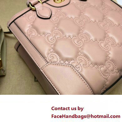 Gucci GG Matelasse mini top handle bag 728309 Pink 2023