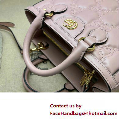 Gucci GG Matelasse mini top handle bag 728309 Pink 2023