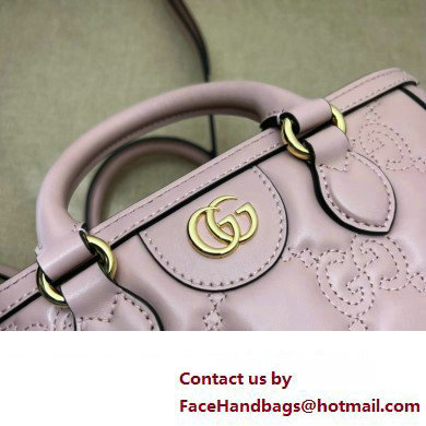 Gucci GG Matelasse mini top handle bag 728309 Pink 2023