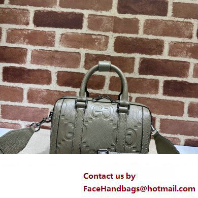 Gucci Jumbo GG mini duffle bag 725292 Taupe 2023