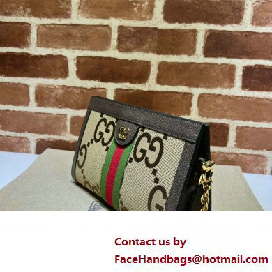 Gucci Ophidia jumbo GG small shoulder bag 503877 coffee 2023