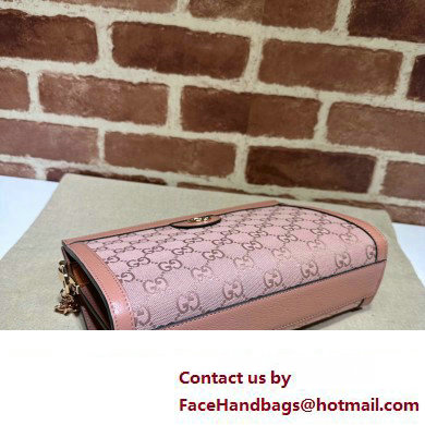 Gucci Ophidia jumbo GG small shoulder bag 503877 pink 2023