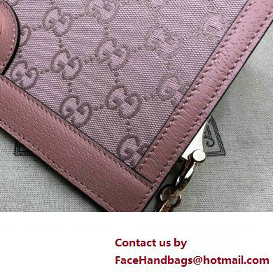 Gucci Ophidia jumbo GG small shoulder bag 503877 pink 2023