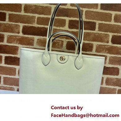 Gucci Ophidia medium tote bag 739730 Leather White 2023