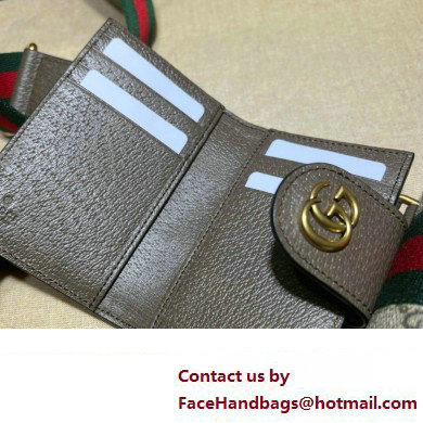 Gucci Ophidia mini bag and detachable wallet 699173 Coffee 2023