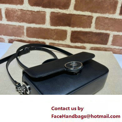 Gucci Petite GG mini shoulder bag 739722 Black 2023