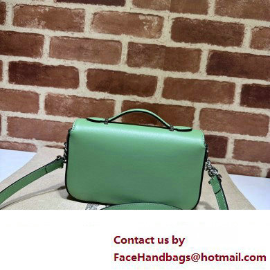 Gucci Petite GG mini shoulder bag 739722 Light Green 2023