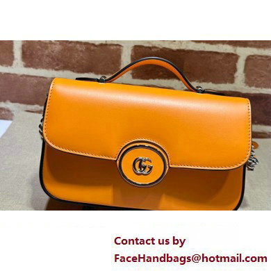 Gucci Petite GG mini shoulder bag 739722 Orange 2023