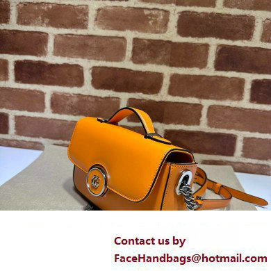 Gucci Petite GG mini shoulder bag 739722 Orange 2023