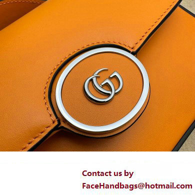 Gucci Petite GG mini shoulder bag 739722 Orange 2023