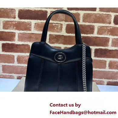 Gucci Petite GG small tote bag 745918 Leather Black 2023