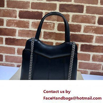 Gucci Petite GG small tote bag 745918 Leather Black 2023