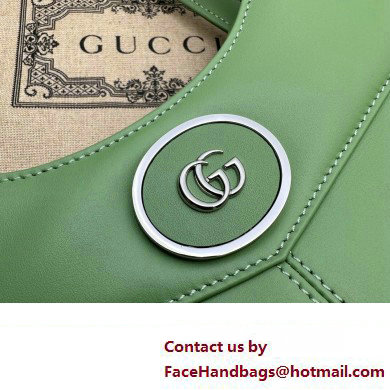 Gucci Petite GG small tote bag 745918 Leather Green 2023