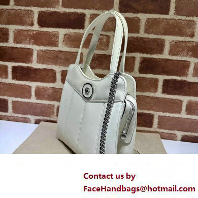 Gucci Petite GG small tote bag 745918 Leather White 2023