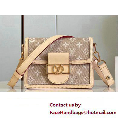 LOUIS VUITTON Monoglam coated canvas Mini Dauphine BAG M22826 2023