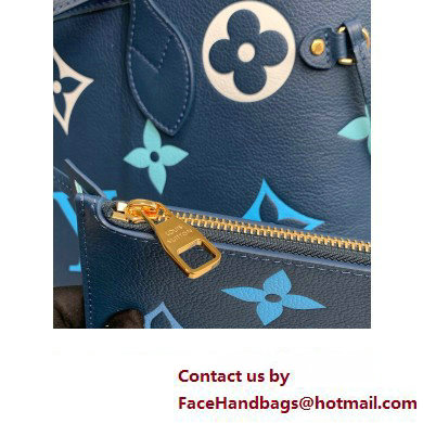 LOUIS VUITTON Neverfull MM tote bag M46514 Bleu 2023