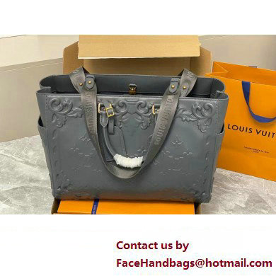 LOUIS VUITTON Sac Plat Tote Bag M21841 GRAY 2023