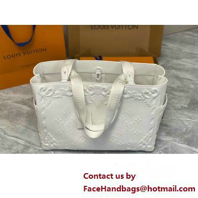 LOUIS VUITTON Sac Plat Tote Bag M21841 WHITE 2023