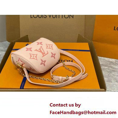 LOUIS VUITTON mini BUMBAG M82347 PINK 2023