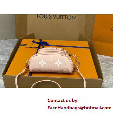 LOUIS VUITTON mini BUMBAG M82347 PINK 2023