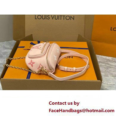 LOUIS VUITTON mini BUMBAG M82347 PINK 2023