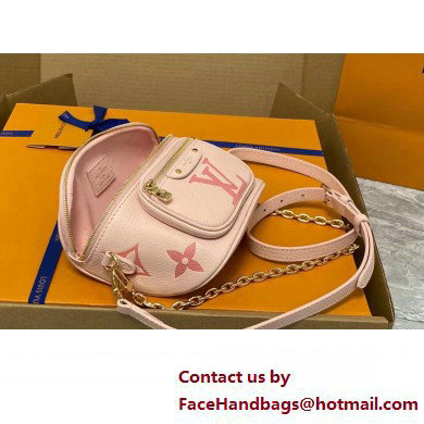 LOUIS VUITTON mini BUMBAG M82347 PINK 2023