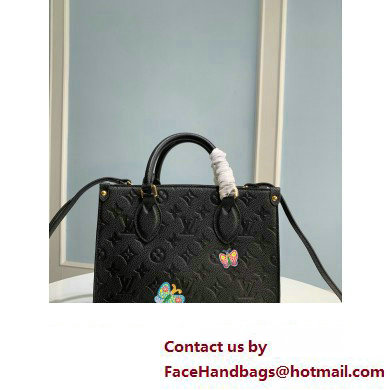 LV x YK OnTheGo PM TOTE BAG M21732 black 2023