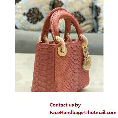 Lady Dior Python leather Mini Bag 08 2023