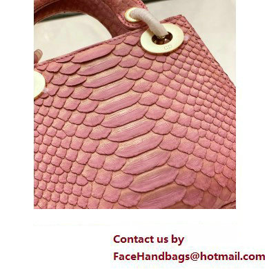 Lady Dior Python leather Mini Bag 08 2023