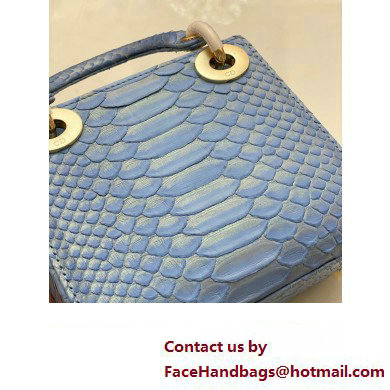 Lady Dior Python leather Mini Bag 09 2023